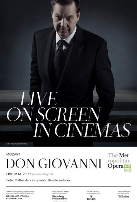 The Met Live In Hd 202223 Don Giovanni At Stanwood Cinemas Faw Away