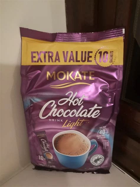 PACK OF Mokate Instant Hot Chocolate Sachets Light G PicClick UK