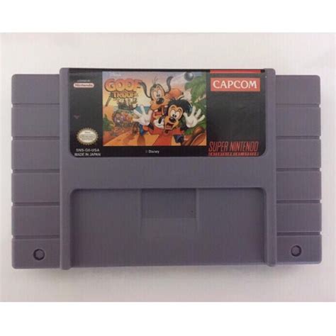 Jogo Snes Fita Pateta E Max Cartucho Super Nintendo Goof Troop Shopee