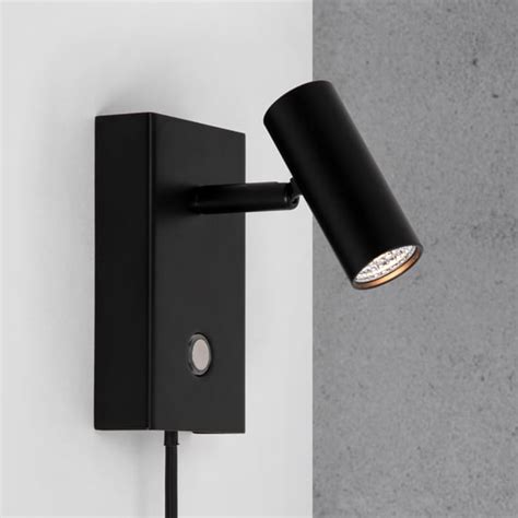 Nordlux Omari Led Wall Light With Dimmer Black Reuter