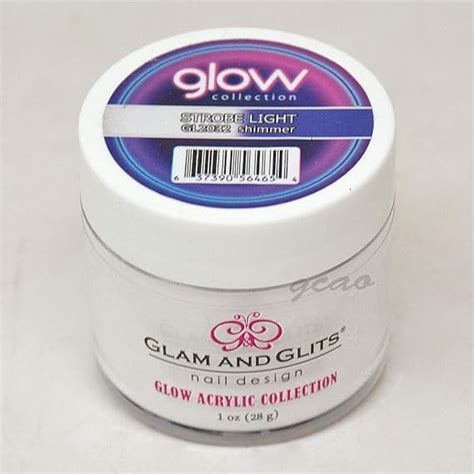 Amazon Glam And Glits ACRYLIC Glow In The Dark Nail Powder