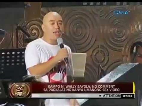 WALLY BAYOLA AND EB BABE YOSH NAGSALITA NA SA SAKSI YouTube