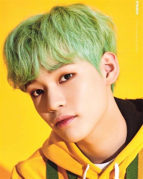 Scan Nct 2019 Season Greeting Chenle Green Hair Lelee💚💚💚 —— ©im