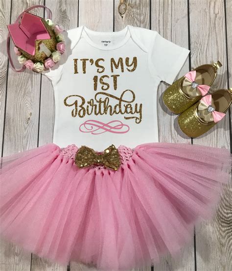 1st birthday outfit girl, it's my first birthday princess outfit girl, – Melih's Boutique