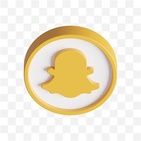 Icono De Redes Sociales De Snapchat Modelo D Archivo Psd Premium