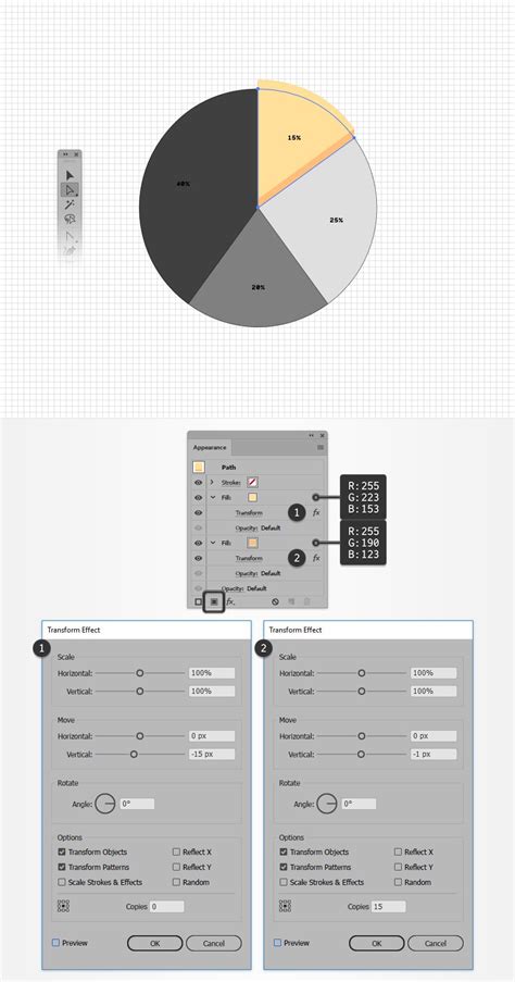 How To Create An Editable Pie Chart In Adobe Illustrator Envato Tuts