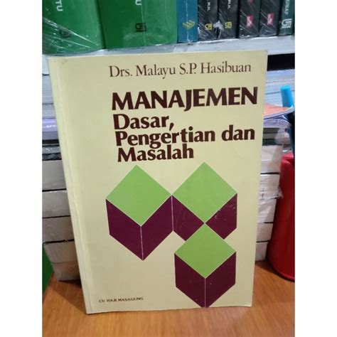 Jual Buku Manajemen Dasar Pengertian Dan Masalah Shopee Indonesia