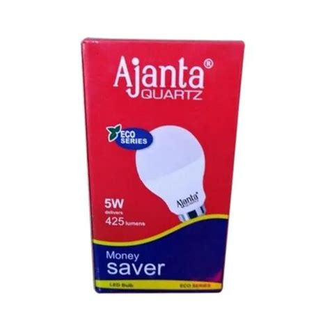 Ajanta Quartz Led Bulb Voltage 220 V Lighting Color Cool Day Light At Rs 40 Piece In Howrah