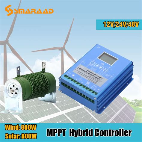 Controlador H Brido Solar E Lico Mppt W V V V Soporte De