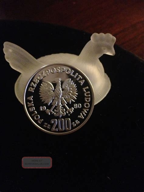 1980 Poland 200 Zlotych Silver Proof Coin