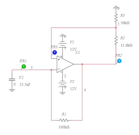 Square Wave Generator Using Op Amp Multisim Live