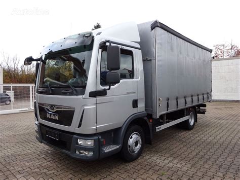 MAN 8 220 TGL Curtainsider Truck For Sale Germany Bottrop NB37602