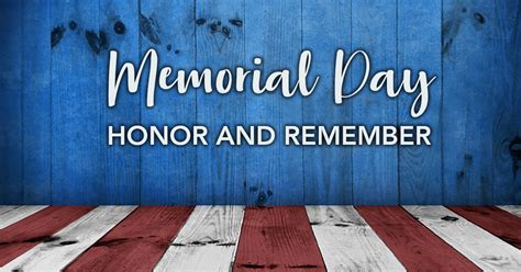 Memorial Day Holiday To Honor And Remember Obesityhelp