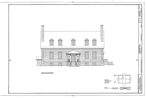 HABS VA 30 LORT 1 Sheet 9 Of 30 Gunston Hall 10709 Gunston Road