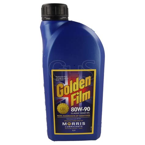 Genuine Morris Golden Film Sae 80w90 Transmission Gear Oil 1 Litre Ghs