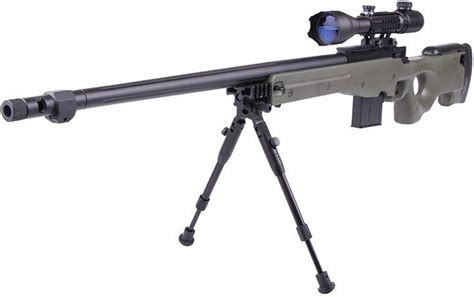 Airsoft Sniper Rifle L96 Gun Mk13 Mod L96a1 W Scope Bipod