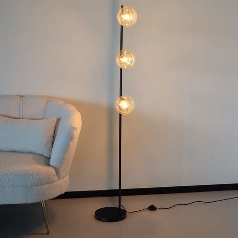 Industri Le Vloerlamp Eden Zwart Aq Living