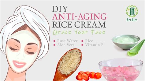 Diy Anti Aging Rice Cream Face Mask For Rejuvenation And Whitening