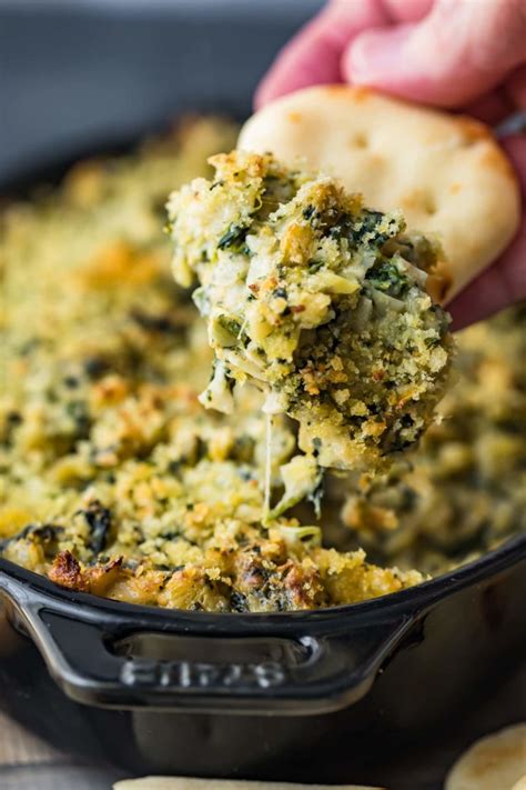 Baked Spinach Artichoke Dip Recipe How To Video