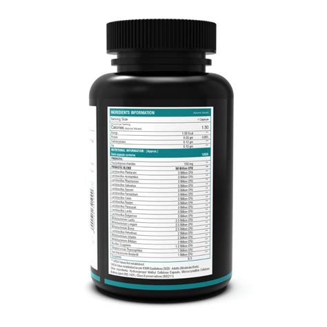 Buy Nutritjet Probiotic Supplement 50 Billion Cfu Veg Capsules Online