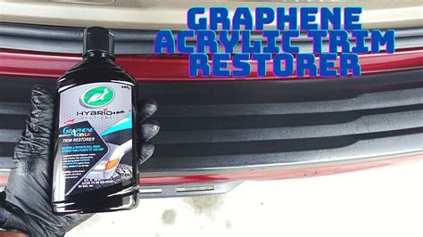 Turtle Wax Graphene Acrylic Trim Restorer Youtube