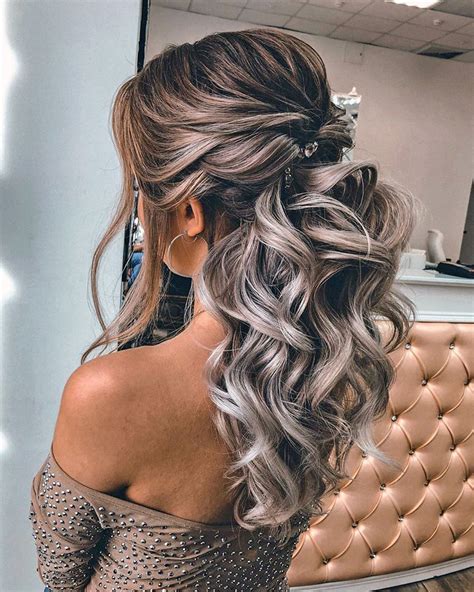 45 Perfect Half Up Half Down Wedding Hairstyles Wedding Forward