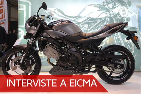 Suzuki A Eicma Andrea Gamberini E Le Novit Fiere E Saloni Moto It