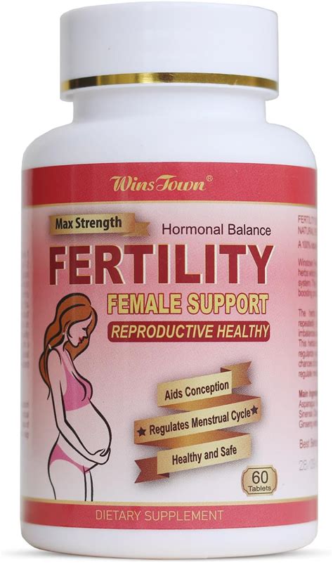 Wins Town Fertility Tablet For Women With Prenatal Vitamins Female Fertility