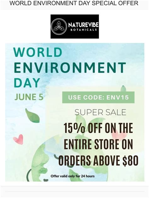 Naturevibe Botanicals WORLD ENVIRONMENT DAY OFFER Milled