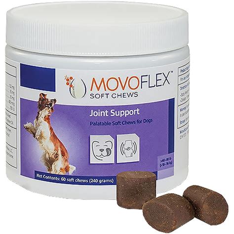 Movoflex Joint Support Supplement Soft Chews For Large Dogs 40 80 Lbs