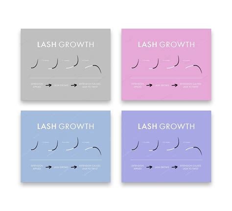 Lash Extension Growth Cycle Chart — Drypdesigns