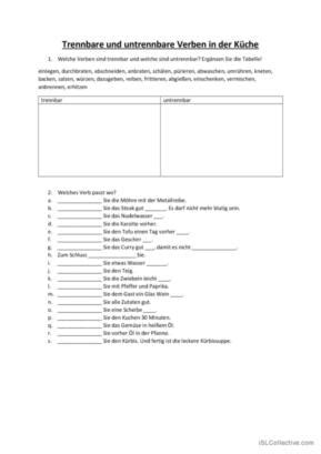 Imperativform Deutsch Daf Arbeitsbl Tter Pdf Doc