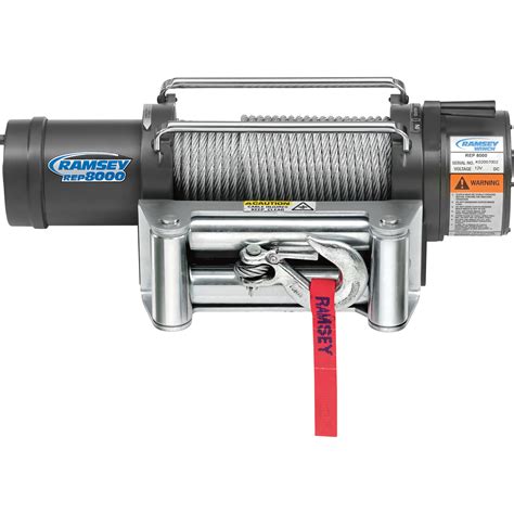 Ramsey Volt Dc Powered Electric Front Mount Truck Winch Lb