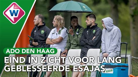 Ado Speler Esajas Na Maanden Afwezigheid Bijna Weer Inzetbaar Hoop Op