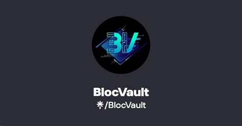 Blocvault Twitter Instagram Facebook Tiktok Linktree