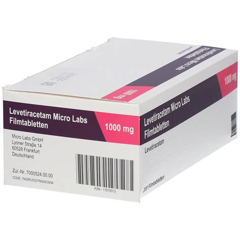 Levetiracetam Micro Labs Mg Filmtabletten St Mit Dem E Rezept