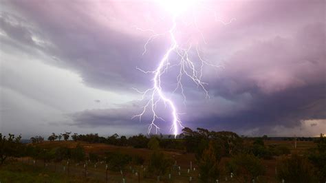 Insane Lightning Barrage Gees Years Ago Southern Tablelands Near