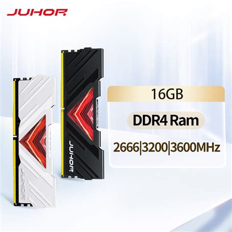 JUHOR Desktop Memoria Rams DDR4 8GB 16GB 32GB 3000MHz 3200MHz 3600MHz