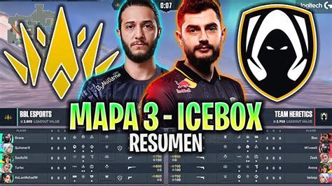 Mixwell Sufriendo Mucho Con Heretics Th Vs Bbl Mapa Resumen Icebox