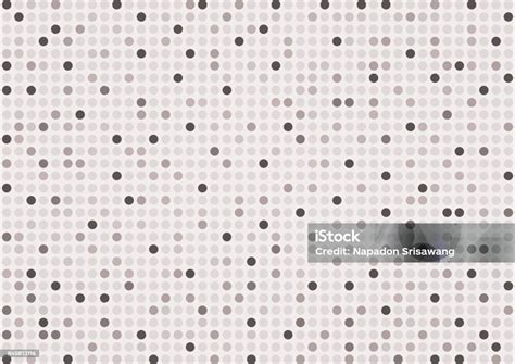 Abstract Brown Dot Pattern Background Stock Illustration Download