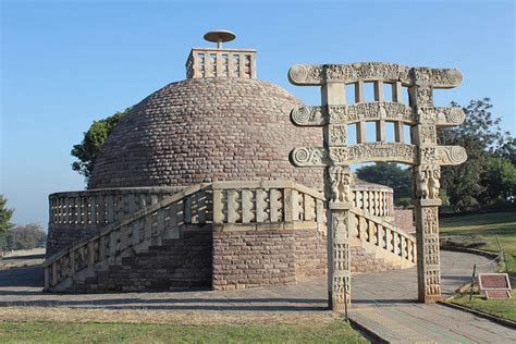 The most important of all the Sanchi monuments is the Sanchi Stupa ...