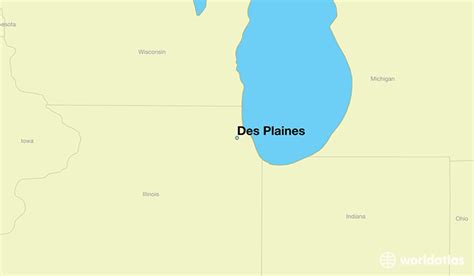 Where Is Des Plaines Il Des Plaines Illinois Map