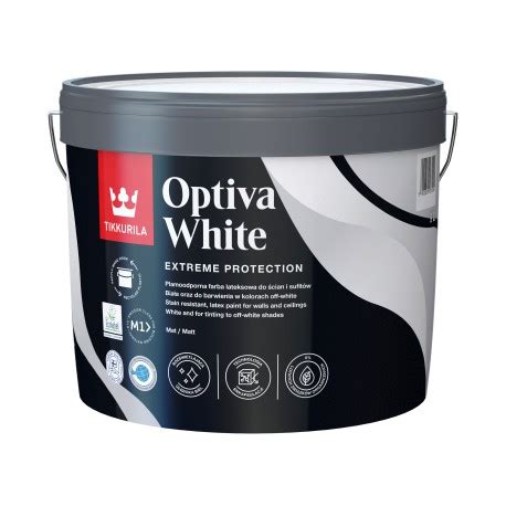 Farba Tikkurila Optiva White Opakowanie Litr W Estudiokoloru Pl