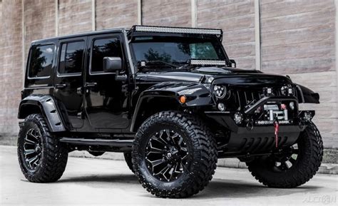 Black Lifted Jeep Wrangler