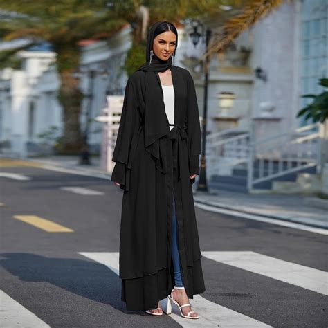 Drop Shipping Loriya Muslim Cardigan Abaya Bulk Wholesale Maxi Dresses