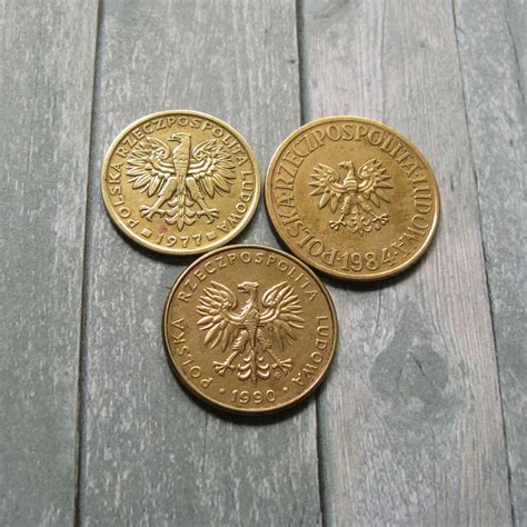 Polish Coins Coins for Collection Polish Money Coin From - Etsy