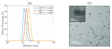 Hydrodynamic Size Distribution Of Rh Nps A Using Different Rh