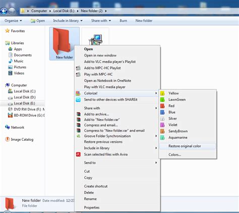 How to Change the Colour of a Folder In Windows