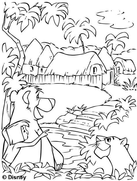 Coloriage Gratuit Imprimer Le Livre De La Jungle