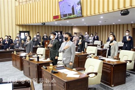 취재현장 광주광역시서구의회 제307회 임시회 제1차 본회의 개최 광주일등뉴스